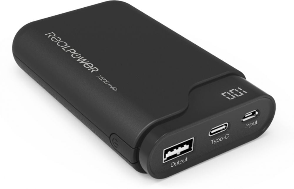 Powerbank RealPower Typee C 7500