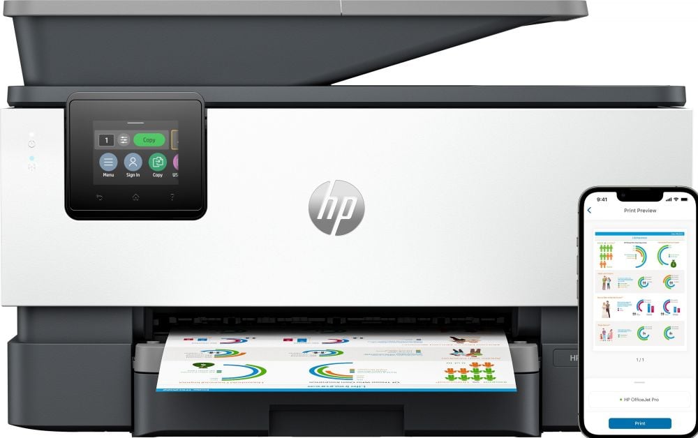 HP Officejet Pro 9125e All-in-One - Multifunctionele printer