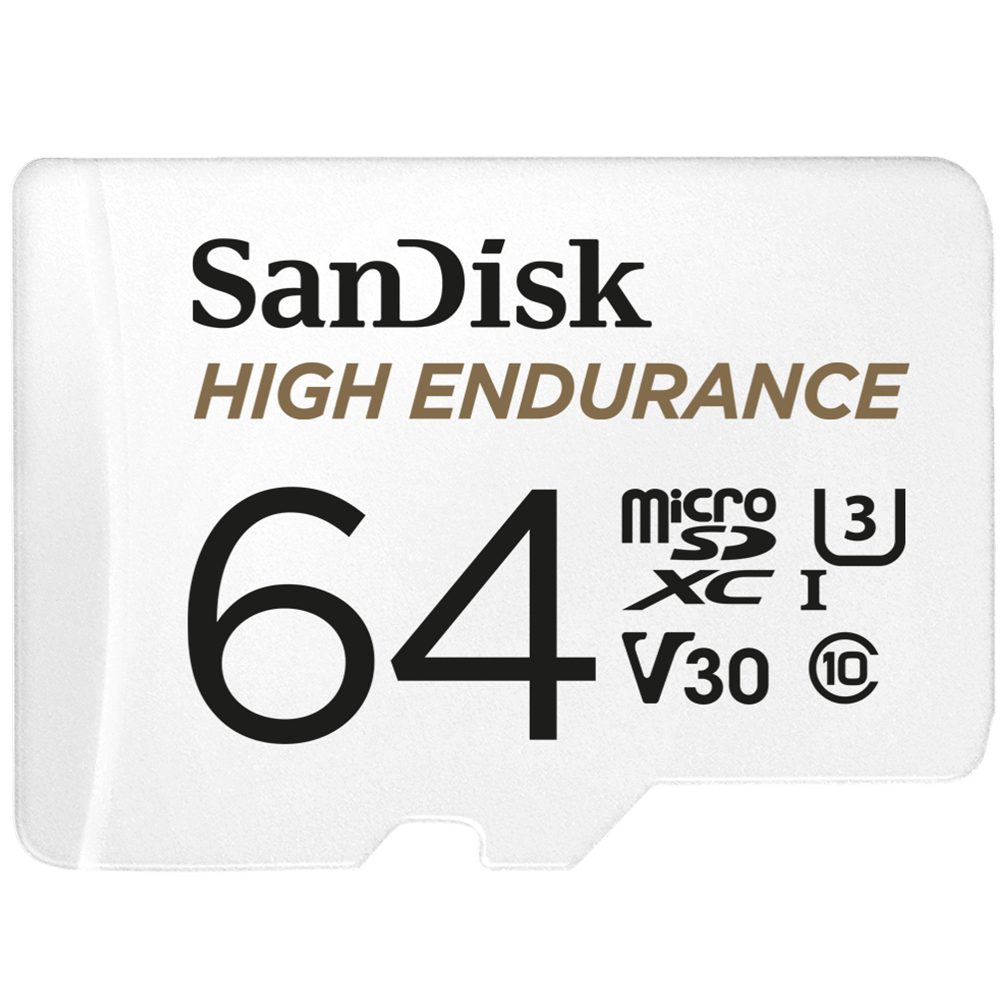 SANDISK SanDisk High Endurance microSDHC V30 64GB - Flashgeheugenkaart