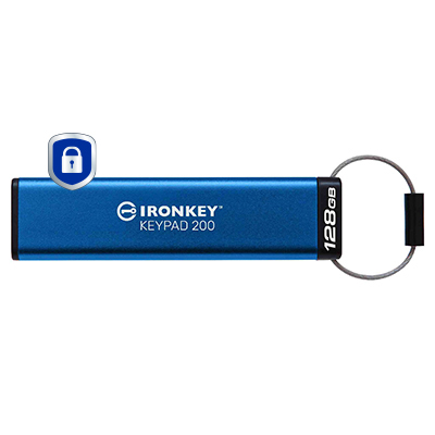 Kingston IronKey Keypad 200 128GB - USB-Stick