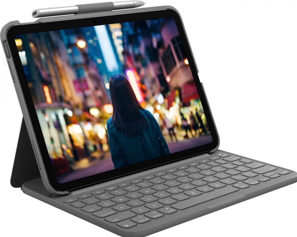 Logitech Slim Folio - Toetsenbord en foliobehuizing