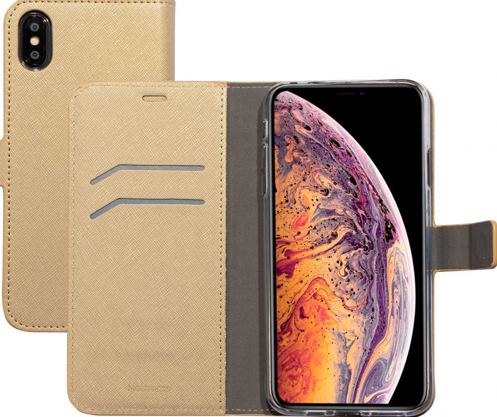 Mobiparts Saffiano Wallet Case Apple iPhone XS Max - Smartphonehoesje