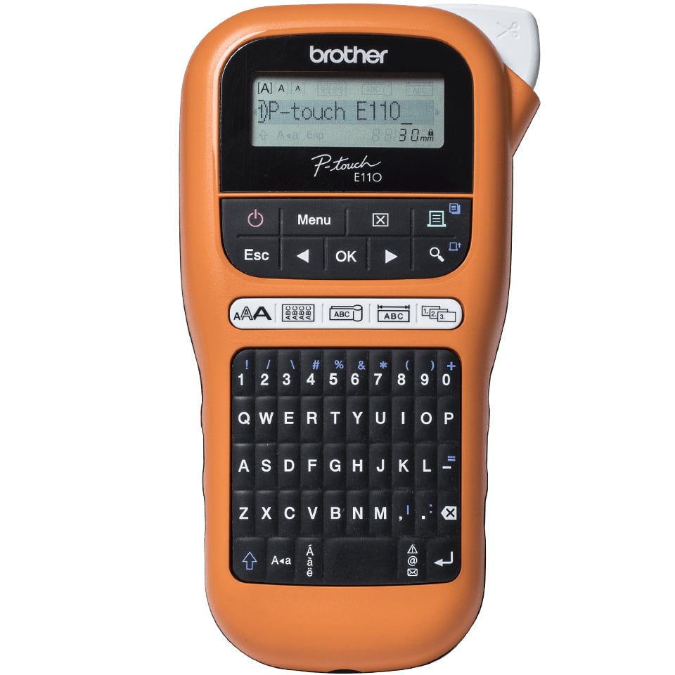 Printer Brother P-Touch E110 TZ/3,5-12mm,Label Printer