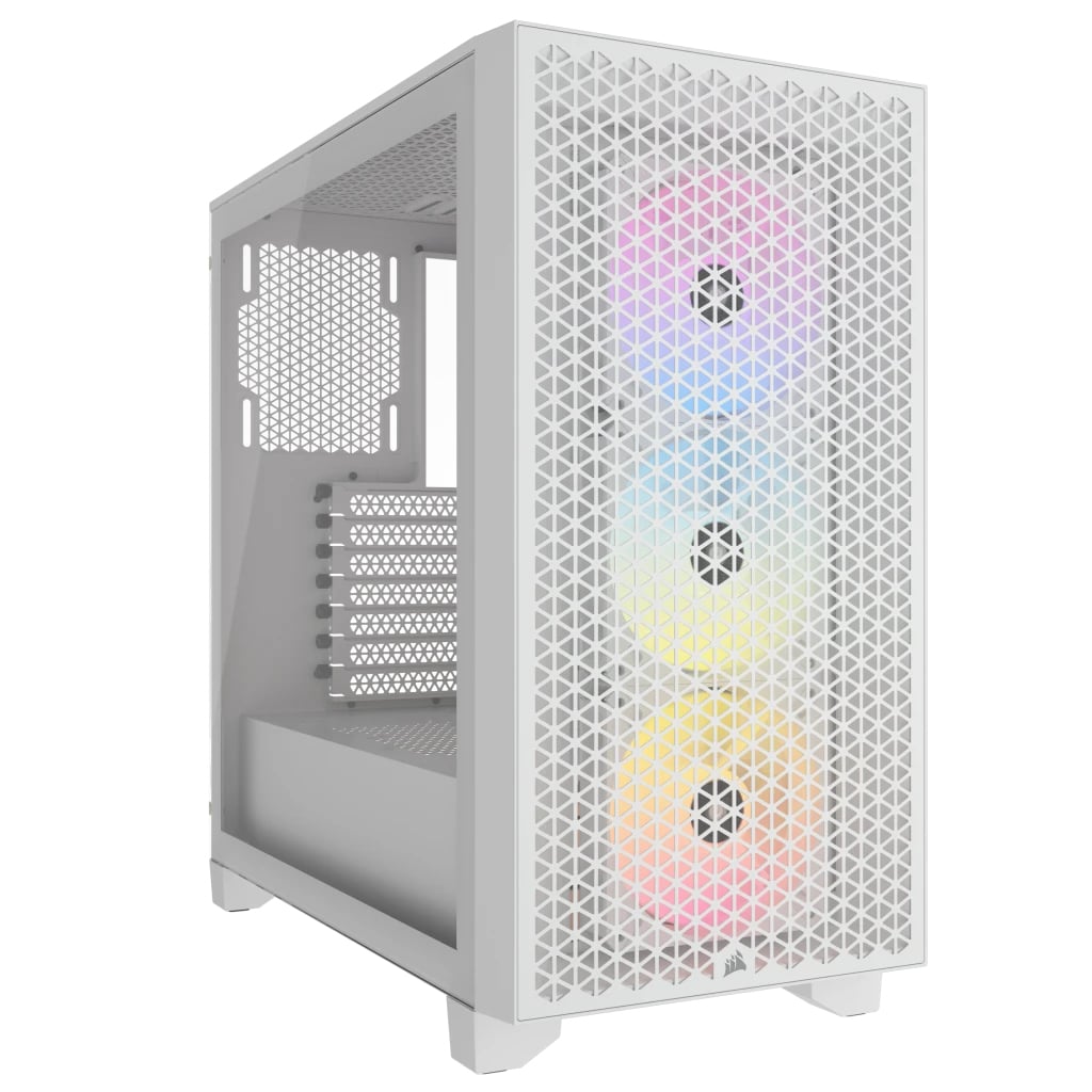 Corsair 3000D RGB Airflow White TG - Behuizing