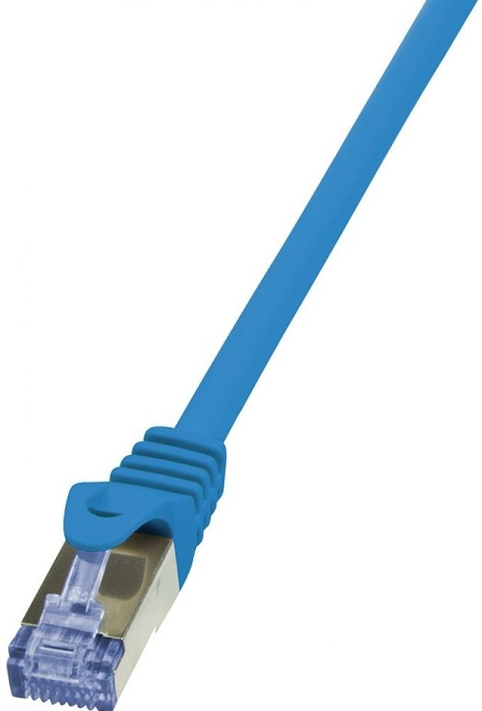 LogiLink CAT6A S/FTP Patchkabel AWG26 PIMF blauw 5,00m