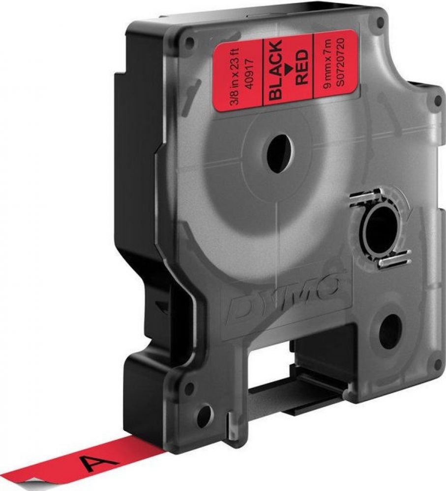 DYMO D1 - Zwart op rood