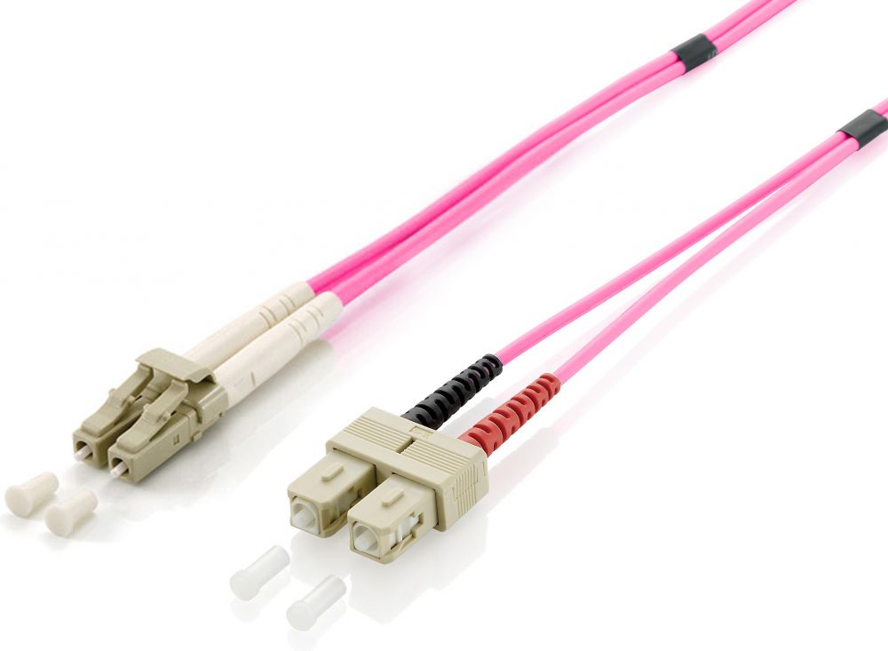 Equip 255533 Fiber Optic Patch Cord HF LC/SC 50/125u, 3m