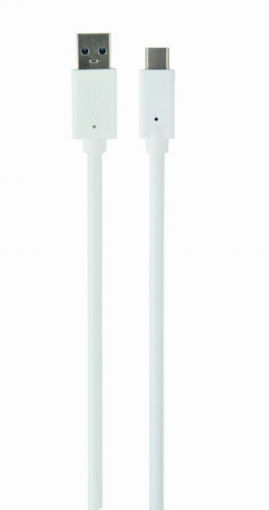 gembird USB 3.0 auf Type-C Kabel (AM/CM), 0,5 m, weiß