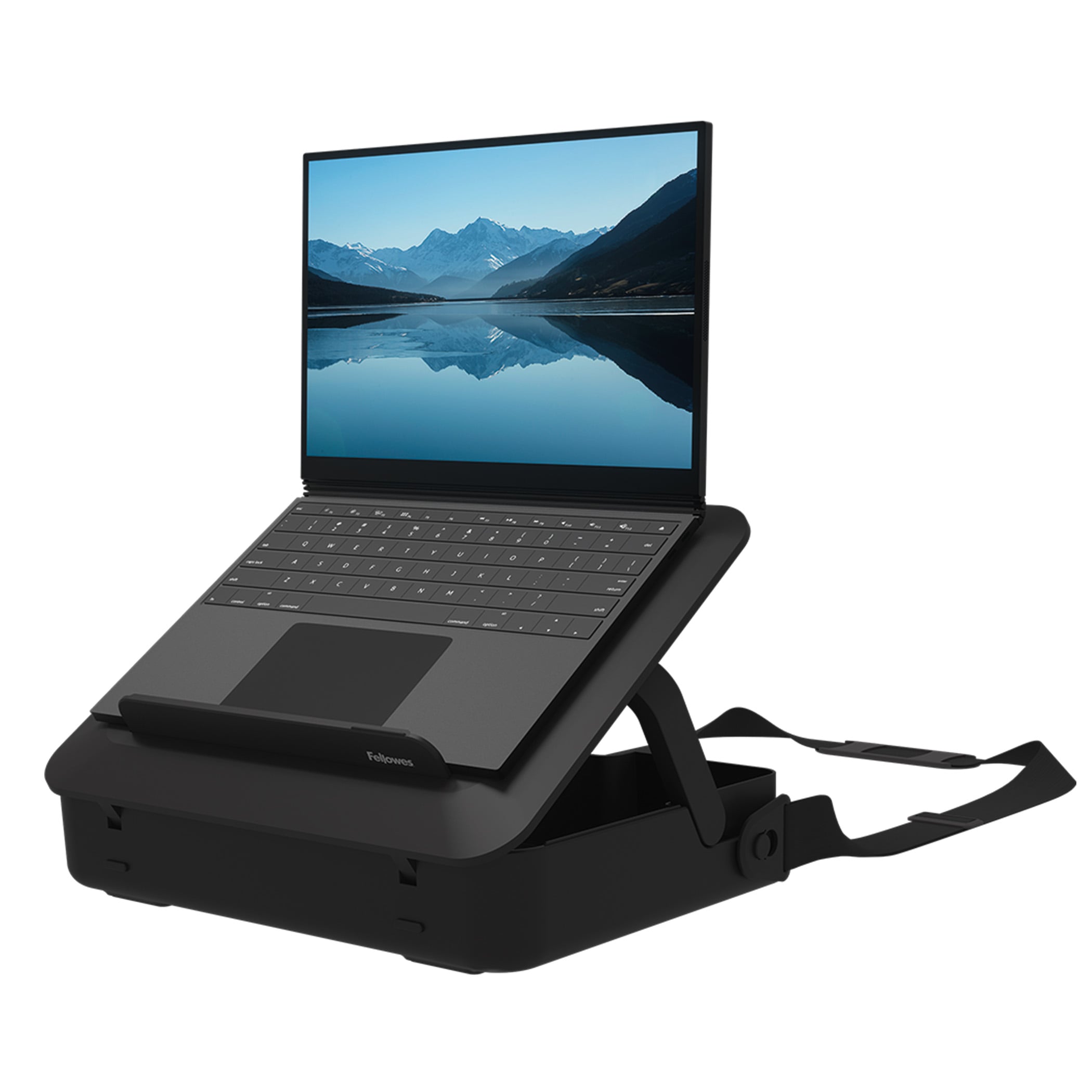 Fellowes laptop standaard tot 14" inkl. Laptoptasche zwart