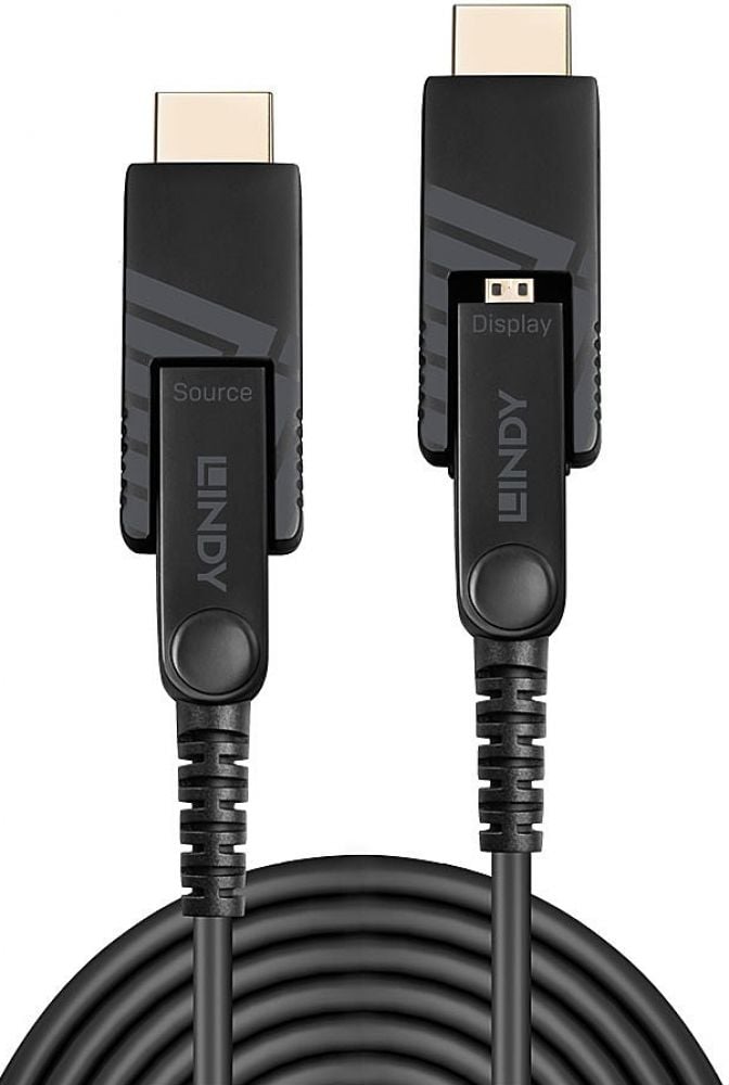 Lindy Micro-HDMI Fibre Optic Hybrid 18G Kabel 40m