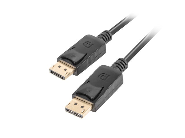 LANBERG DISPLAYPORT M/M 19 PIN V1.2 KABEL 0.5M 4K SCHWARZ