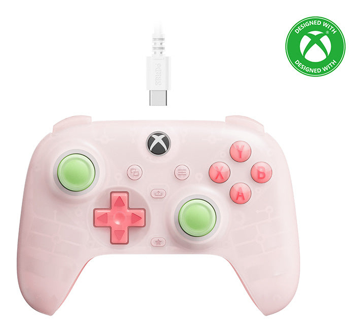 8Bitdo Ultimate Mini Wired Clear Pink - Controller