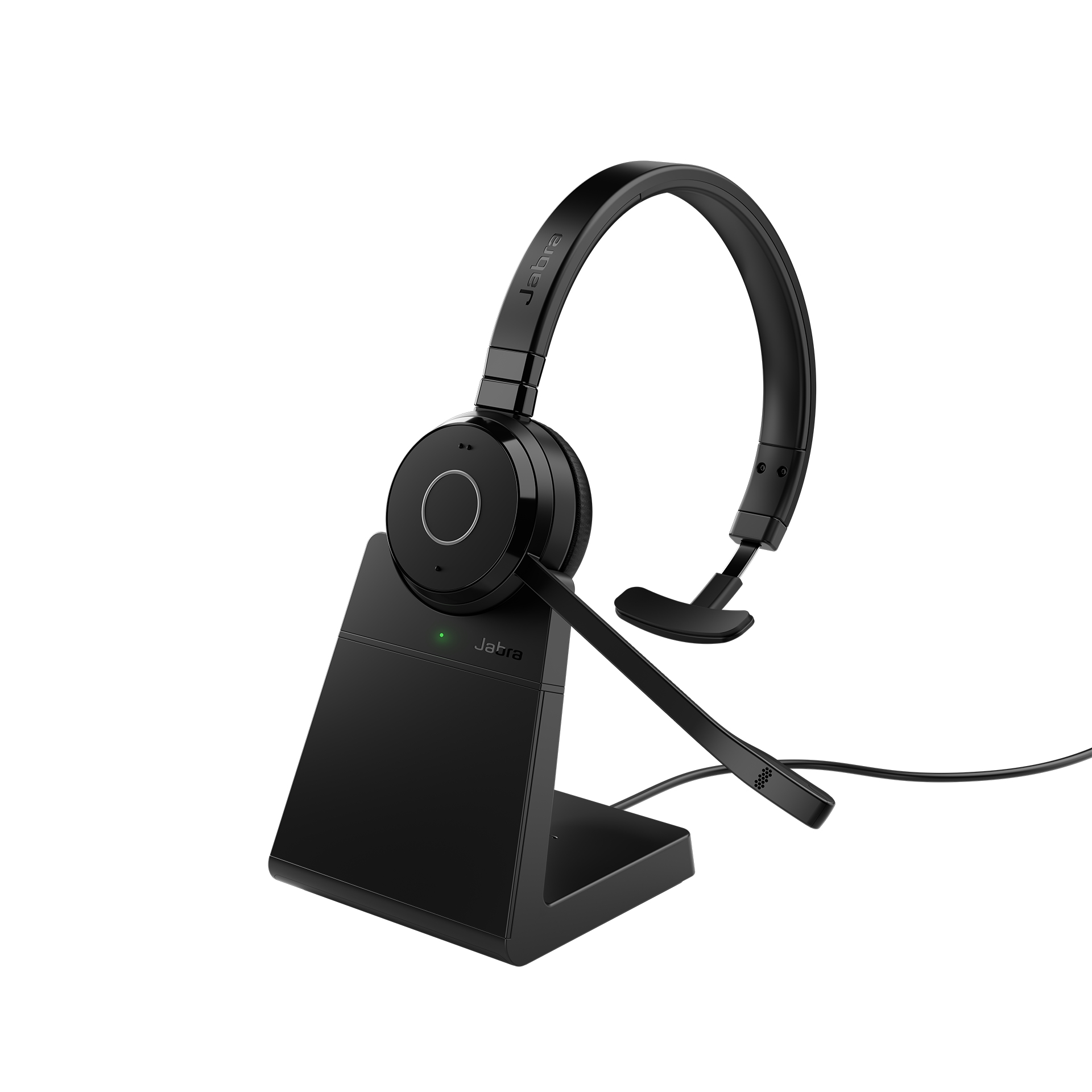 Jabra Headset Evolve 65 TE MS Mono USB inkl. Laadstation