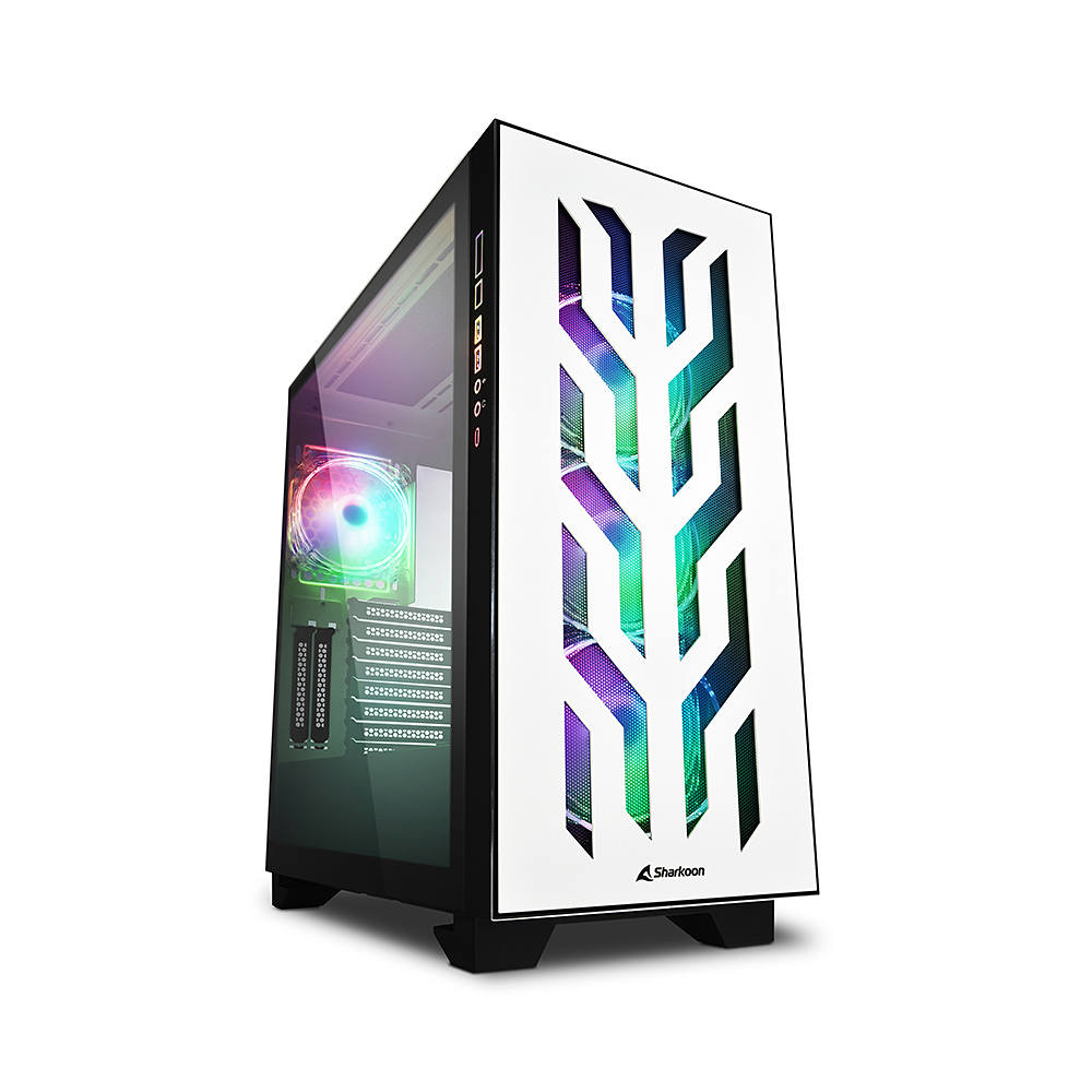 Sharkoon ELITE SHARK CA300T White - Midtowermodel