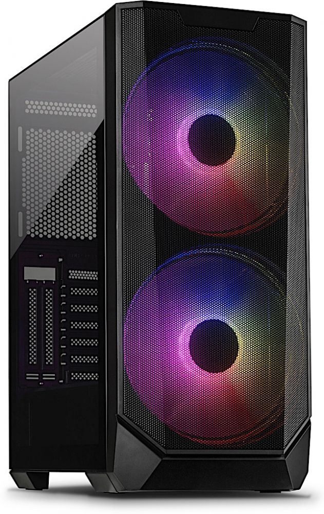 Inter-Tech Gaming-Gehäuse IT-3503 AIRSTREAM 2XARGB 200mm Lüf