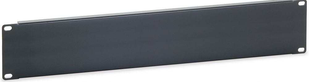 Equip Blende 19" 2HE RAL 9005 zwart
