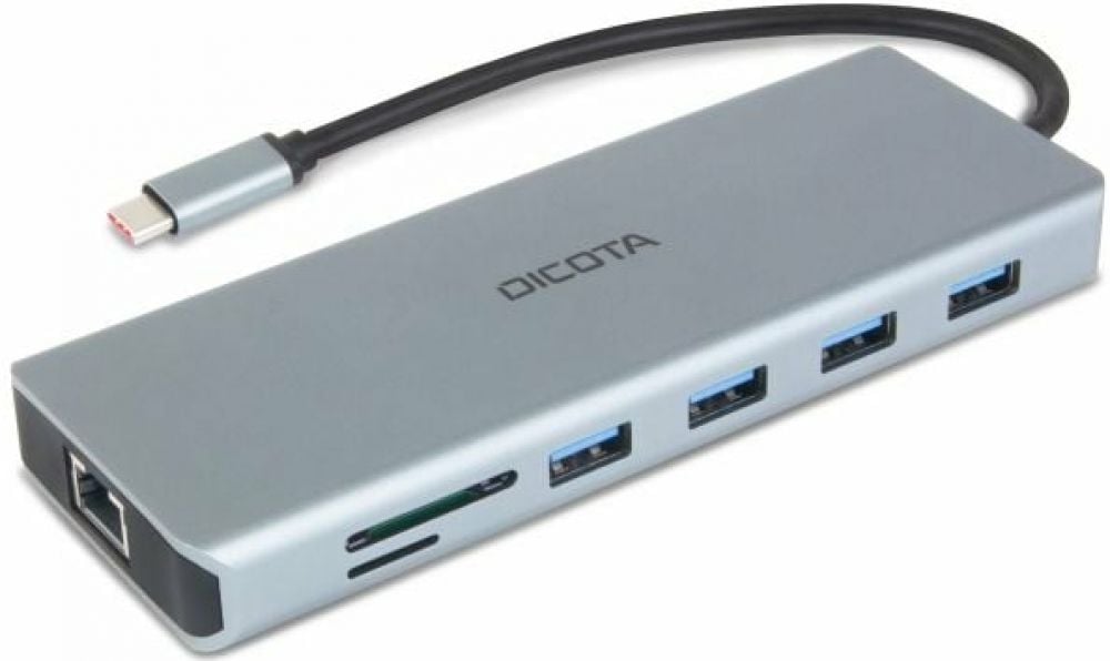 Dicota USB-C 13-in-1 Docking Station 4K HDMI/DP PD 100W