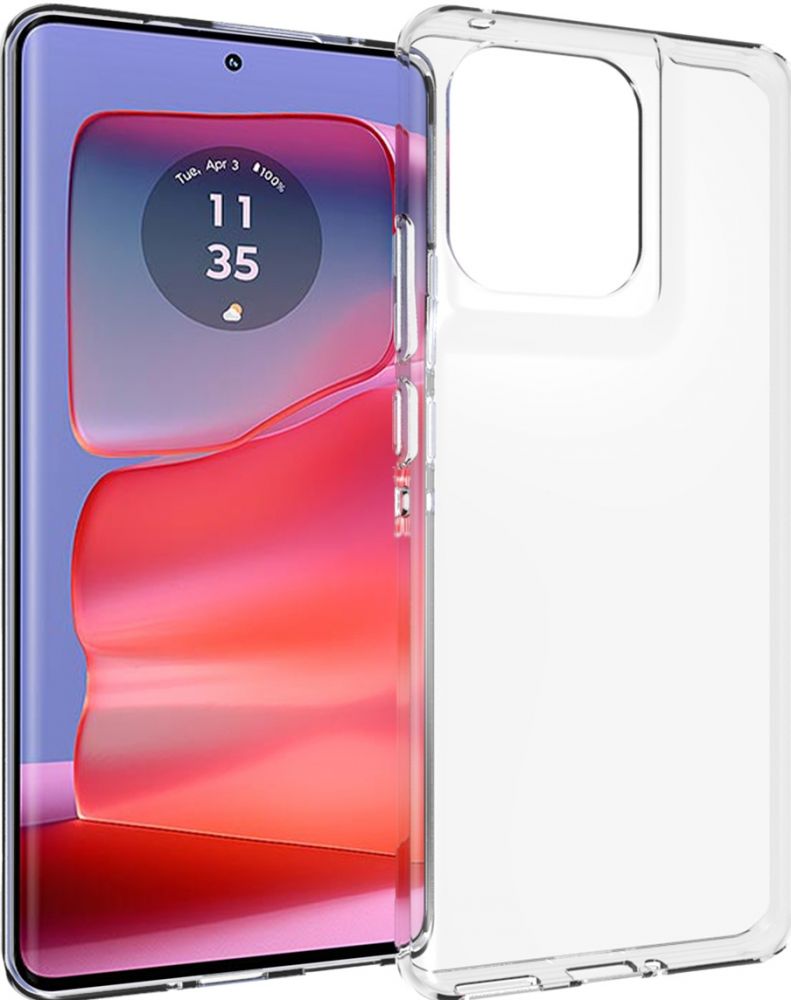 Accezz Clear Backcover Motorola Edge 50 Pro - Transparant