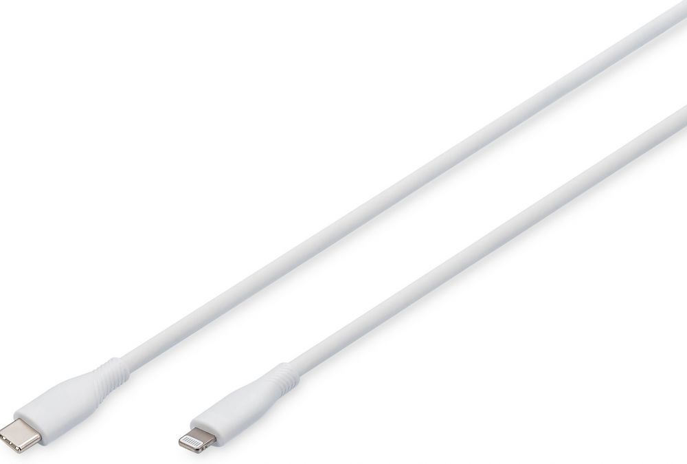 DIGITUS USB 2.0 aansluitkabel Type C-Lightning Silicon 0,5mW