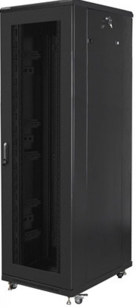 LANBERG 19" RACKMOUNT 42U 800X800 SCHWARZ GELOCHTE TÜR EINBA