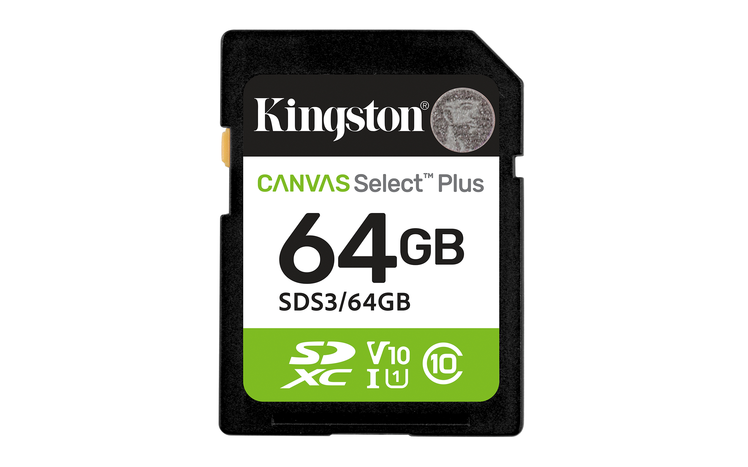 Kingston Canvas Select Plus Gen 3 64 GB - Flashgeheugenkaart