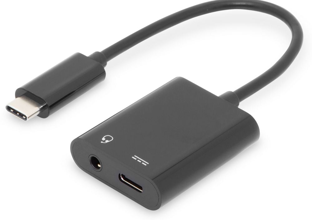 DIGITUS - Adapter USB-C naar koptelefoonstekker