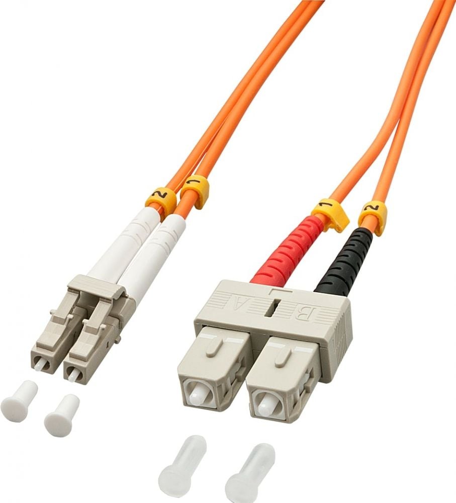 Lindy LWL-Duplexkabel LC/SC OM2 2m 50/125Ã¦m Multimode