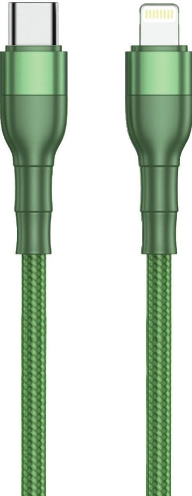 2GO USB Kabel Type C->Lightning groen