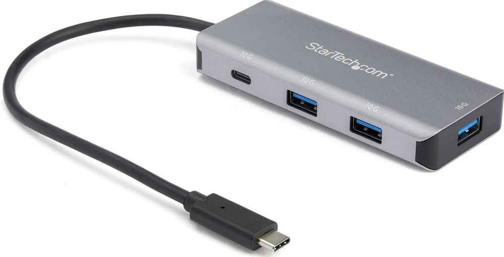 StarTech.com 4-poorts USB-C hub met Power Delivery  10 Gbps  3x USB-A en 1x USB-C  busvoeding  25 cm hostkabel (HB31C3A1CB) - Hub