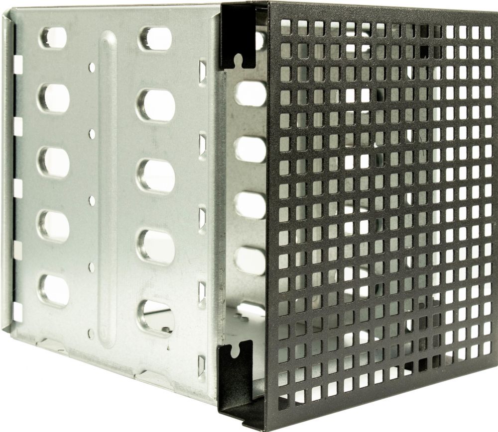 Inter-Tech montagekader 5,25" auf 5x3,5" voor 19" Behuizing