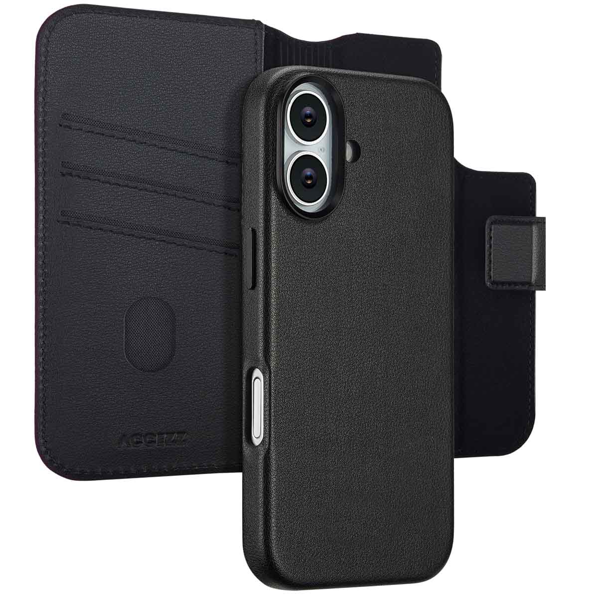 Accezz Leather Bookcase 2-in-1 met MagSafe -  Smartphonehoesje
