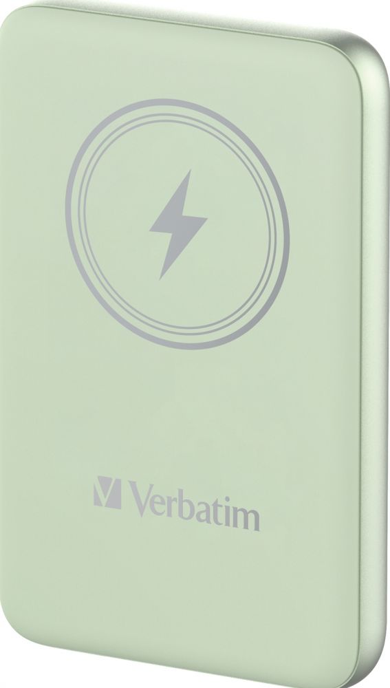 Verbatim Charge 'n' Go Magnetische Draadloze Power Bank 10000 Groen - Draadloze Power Bank
