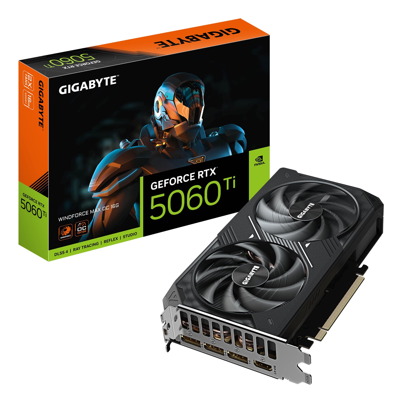 Gigabyte GeForce RTX 5060 Ti WINDFORCE MAX OC 16G - Videokaart