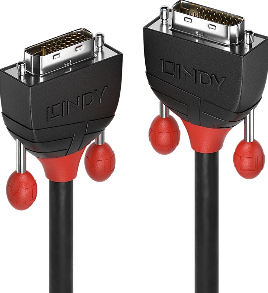 Lindy DVI-D Dual Link Kabel zwart Line 1m