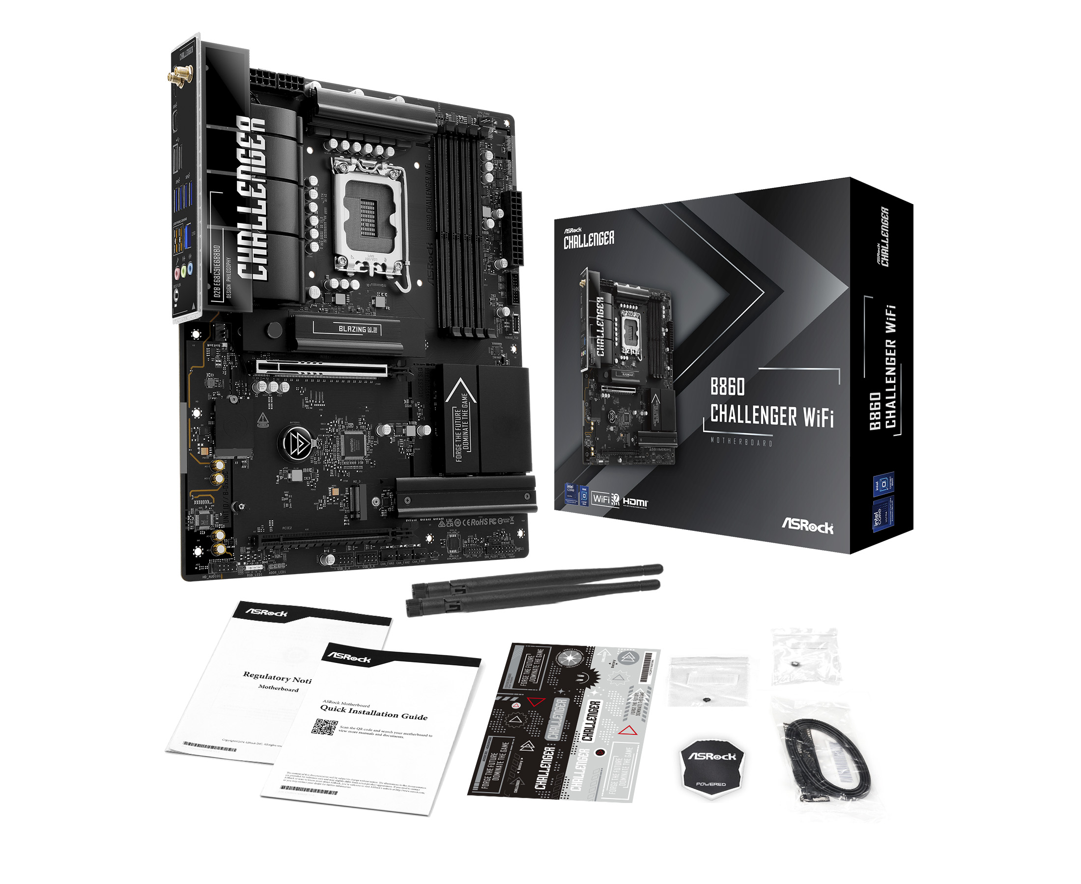 ASRock B860 CHALLENGER WIFI - Moederbord