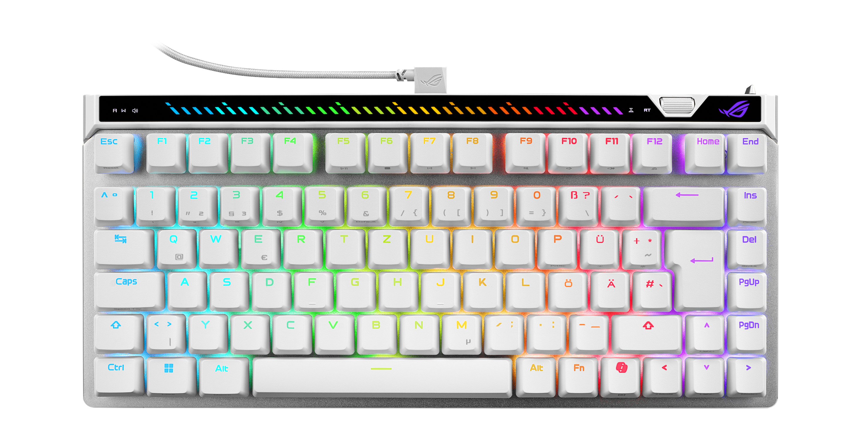 ASUS TASTATUR ROG FALCHION ACE 75 HE WHT