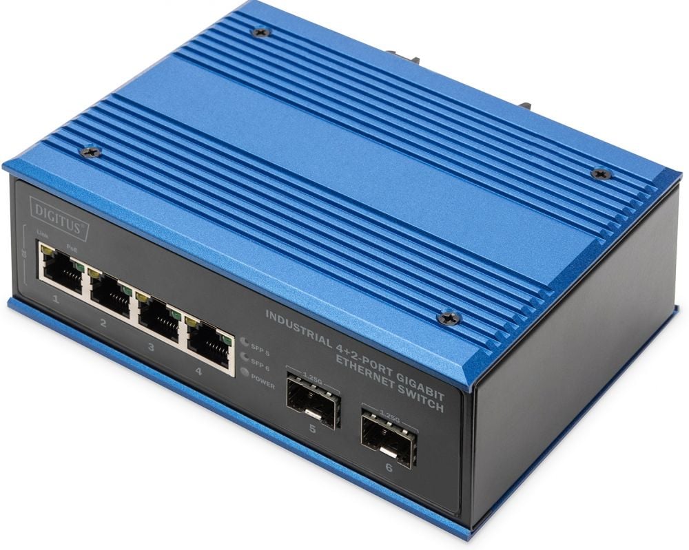 DIGITUS Switch 4+2 -Port Gigabit Ethernet