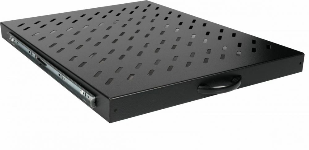 Equip legplanken variabel 19" voor Serverschränke, 1U 80cm zwart