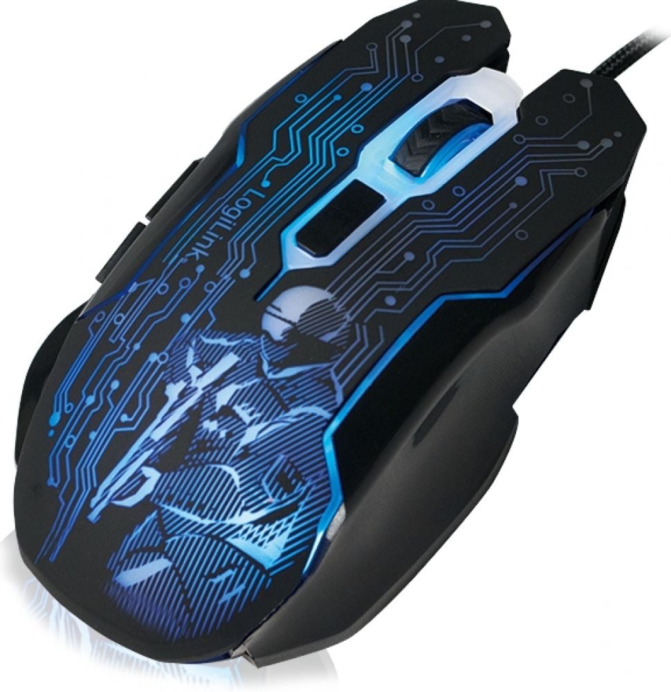 LogiLink Gaming muis, USB, 6-button, 2400dpi