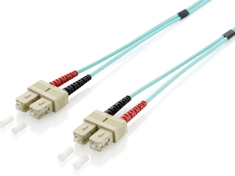 Equip LWL Patchkabel SC->SC 30.00m Multimode Duplex OM3 turq