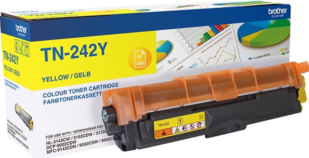 Brother TN242Y - Geel
