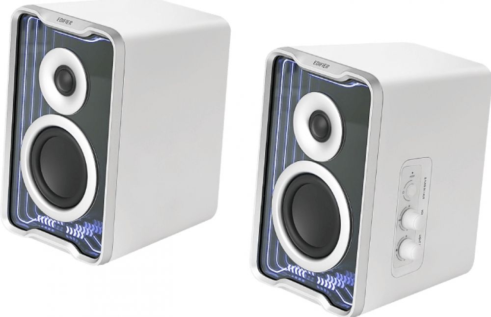 EDIFIER Edifier QR30 Desktoplautsprecher weiss   Bluetooth,RGB retail