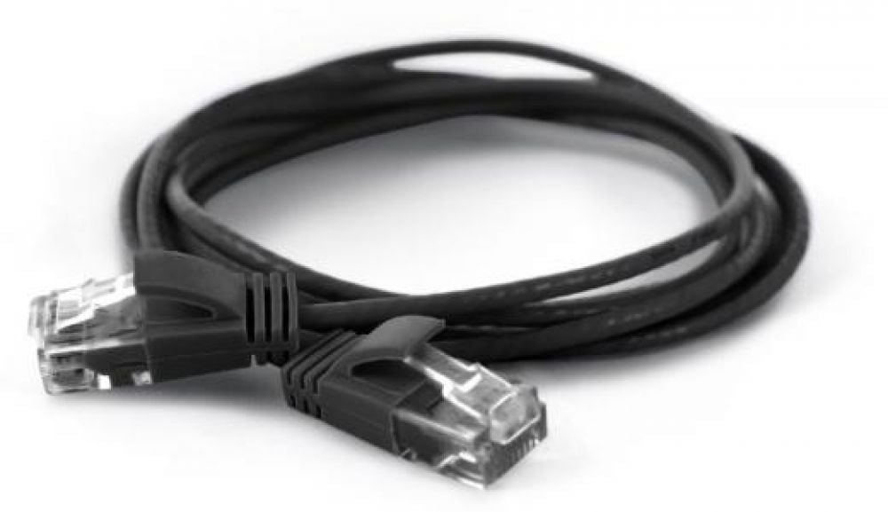 Wantec Patchkabel UTP CAT6a d=2,8mm 25,00m zwart