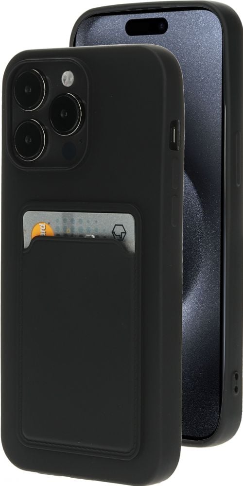 Stevige TPU Case met Kaarthouder en shockproof randen Ontdek de ultieme bescherming voor je smartphone met de TPU Case met Kaarthouder van Mobiparts.