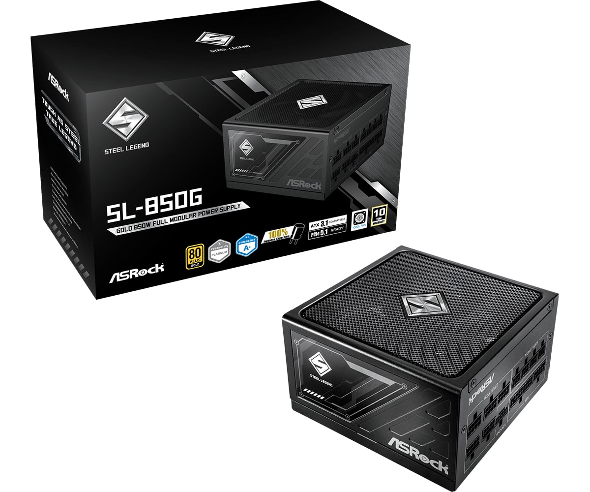 Asrock Steel Legend SL-850G - Voeding