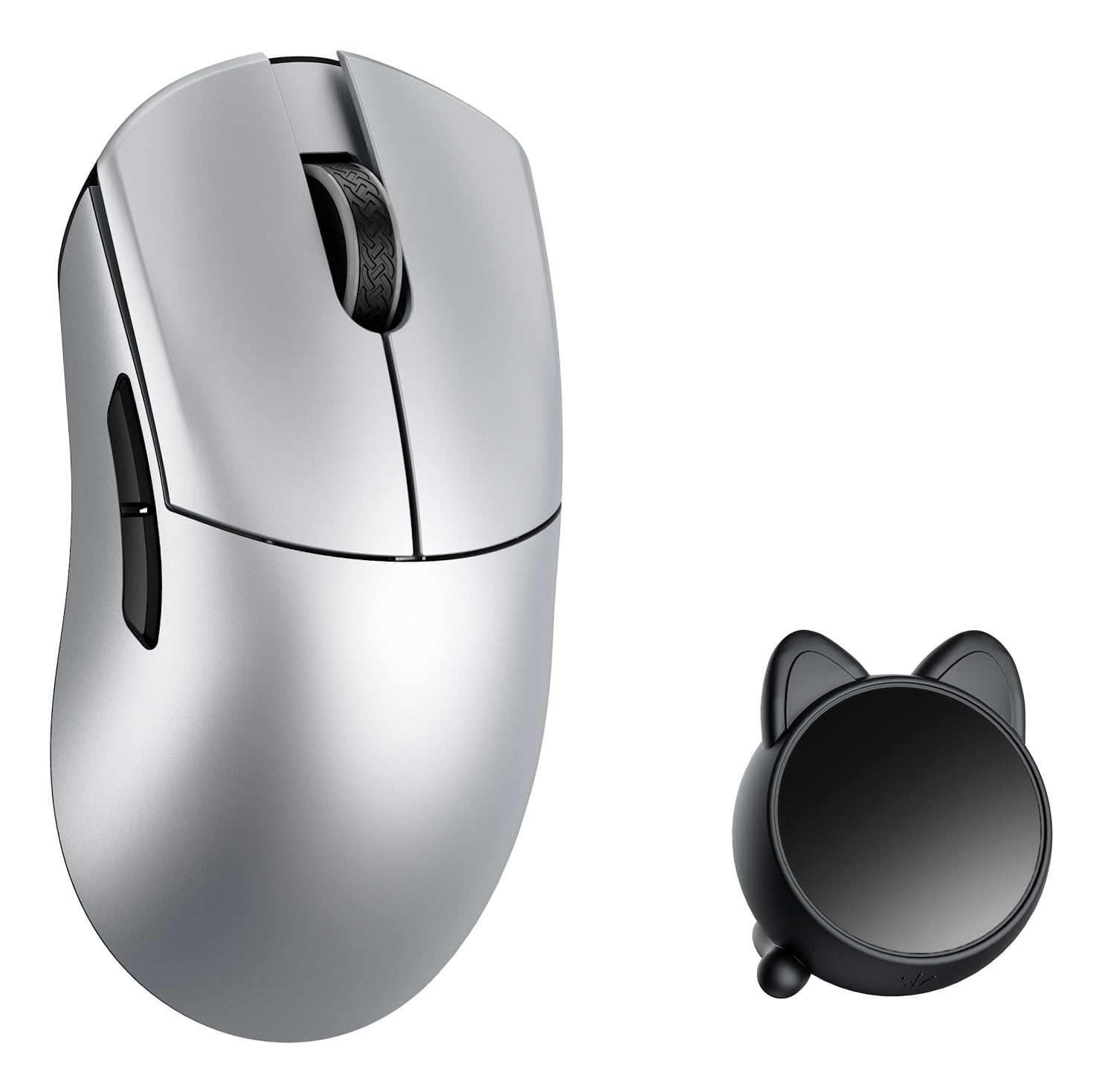 WLMouse Huan Stainless Magnesium Alloy Wireless Silver - Muis