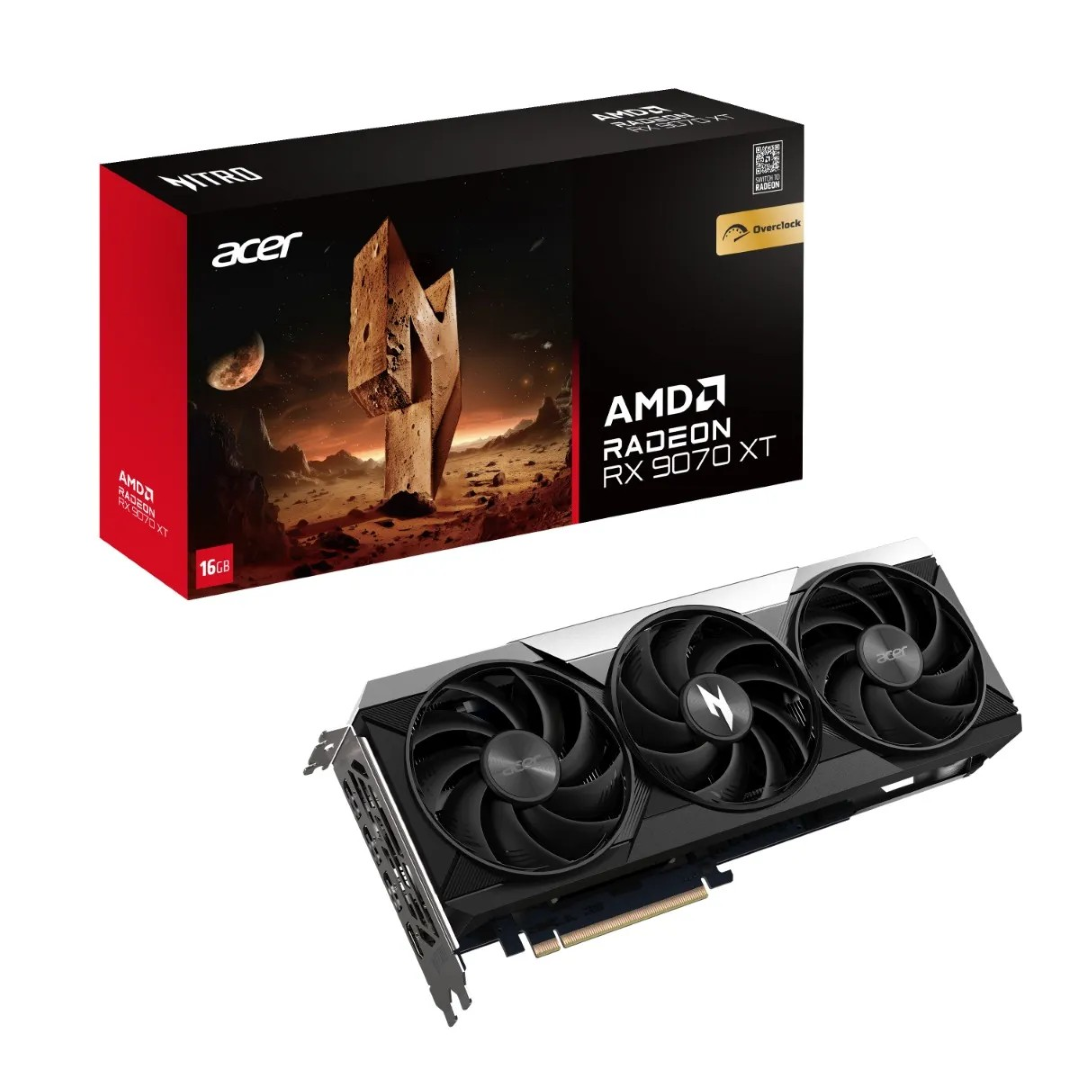 Acer Nitro Radeon RX 9070 XT - Videokaart
