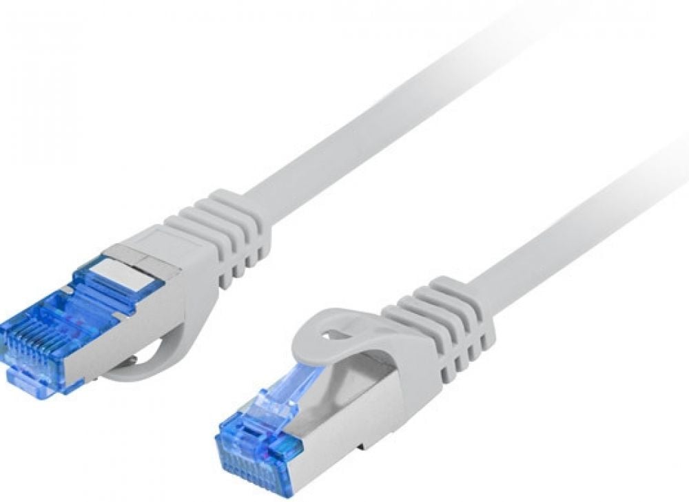LANBERG PATCHCORD CAT.6A S/FTP LSZH CCA 1M GRAU FLUKE ZERTIF