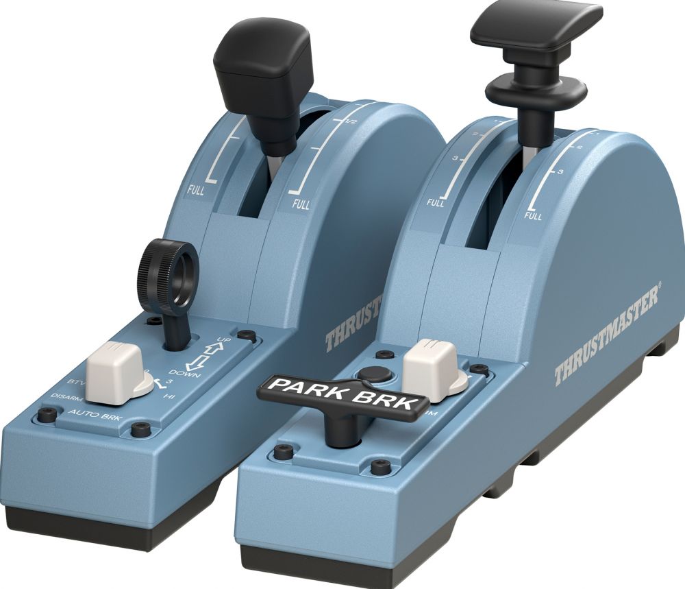 Thrustmaster Civil Aviation (TCA) Quadrant Add-On Airbus edition - Uitbreidingsset voor gaspook