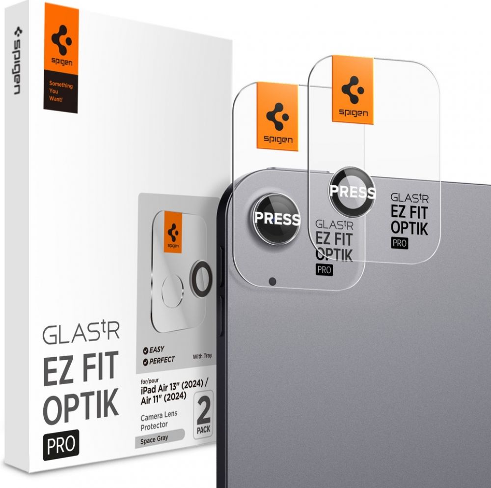 Spigen GLAS.tR EZ Fit Optik Pro - Lensbeschermer voor tablet